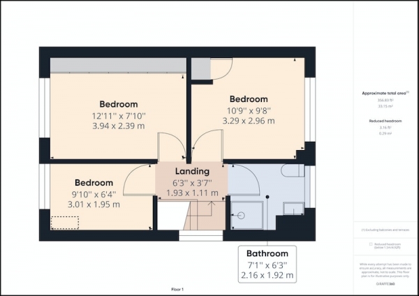 Floor Plan Image for 3 Bedroom Semi-Detached House for Sale in Leyside Drive, Bradford, West Yorkshire, BD15