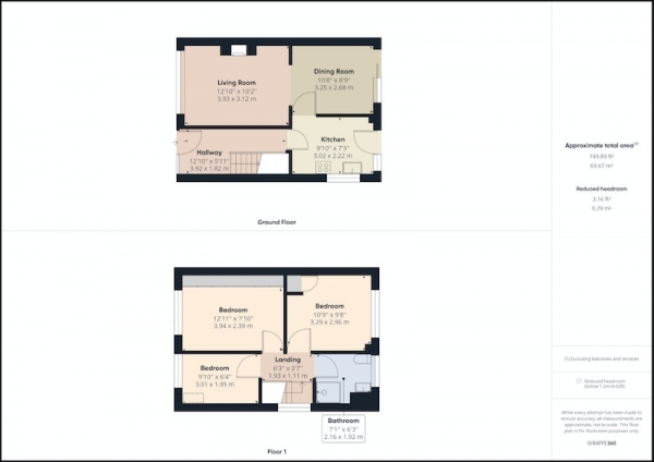 Floor Plan Image for 3 Bedroom Semi-Detached House for Sale in Leyside Drive, Bradford, West Yorkshire, BD15