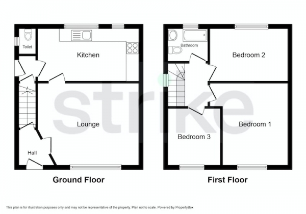 Floor Plan Image for 3 Bedroom Semi-Detached House for Sale in Ashburton Road, Bristol, Bristol, BS10