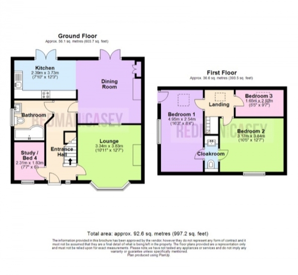 Floor Plan Image for 4 Bedroom Semi-Detached House for Sale in Hughes Avenue, Bolton, Greater Manchester, BL6