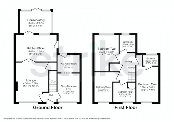 Floor Plan Image for 4 Bedroom Semi-Detached House for Sale in Paddock View, Leicester, Leicestershire, LE7