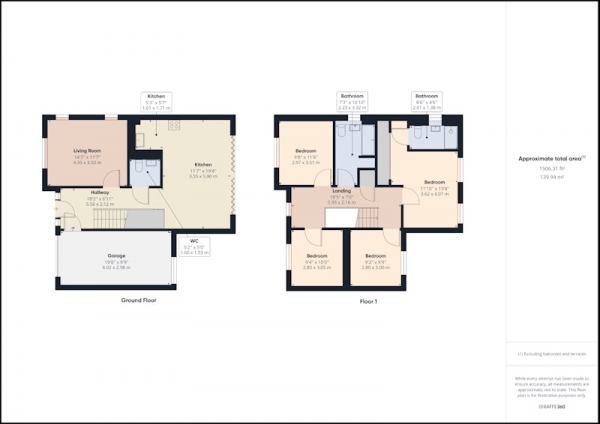 Floor Plan Image for 4 Bedroom Detached House for Sale in Hewer Way, Barnsley, South Yorkshire, S75