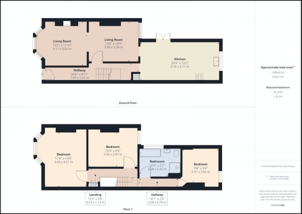 Floor Plan for 3 Bedroom Terraced House for Sale in Haddon Avenue, Orrell Park, Liverpool, L9, L9, 3BR - Offers in Excess of &pound160,000