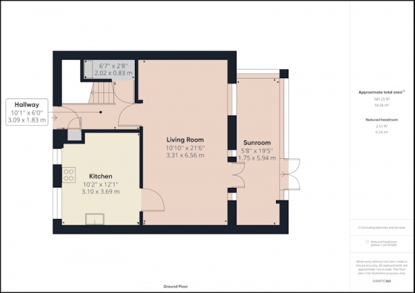 Floor Plan Image for 3 Bedroom Terraced House for Sale in Ploughbank Drive, Chorlton, Greater Manchester, M21