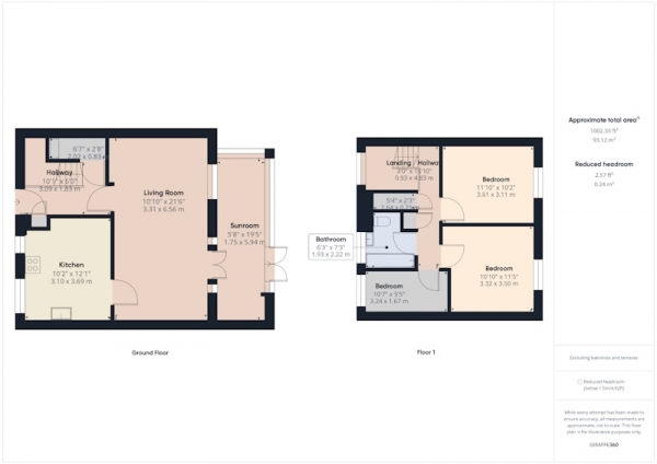 Floor Plan Image for 3 Bedroom Terraced House for Sale in Ploughbank Drive, Chorlton, Greater Manchester, M21