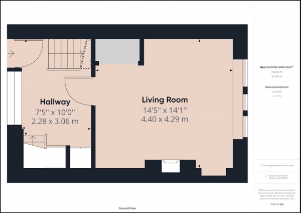 Floor Plan for 2 Bedroom Terraced House for Sale in Edge Hey Green, Hebden Bridge, West Yorkshire, HX7, HX7, 7HJ - Offers in Excess of &pound235,000