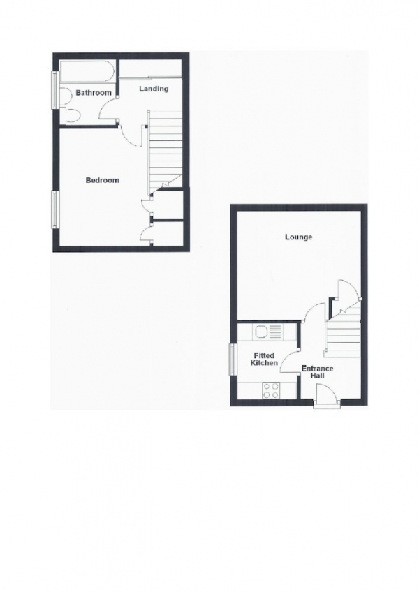 Floor Plan Image for 1 Bedroom Terraced House for Sale in Peel Street, Stockton-on-Tees, North Yorkshire, TS17