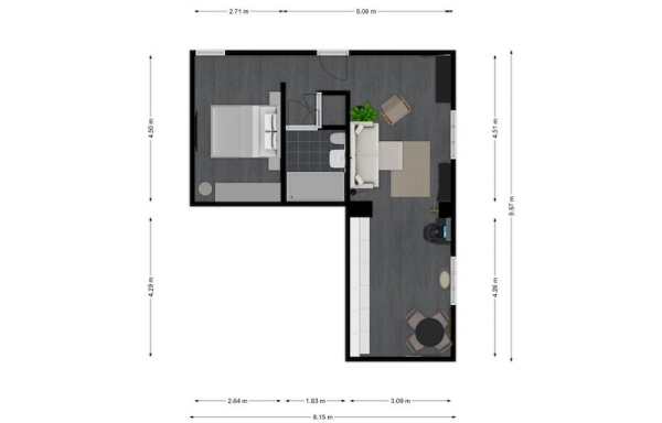 Floor Plan Image for 1 Bedroom Flat for Sale in Chapeltown Street, Manchester, Greater Manchester, M1