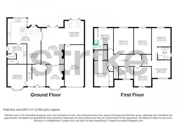 Floor Plan Image for 6 Bedroom Detached House for Sale in Bradwall Road, Sandbach, Cheshire, CW11