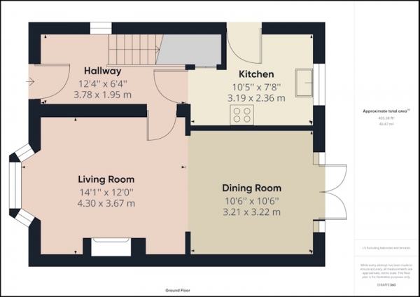 Floor Plan Image for 3 Bedroom Semi-Detached House for Sale in Clifton Crescent, Sheffield, South Yorkshire, S9