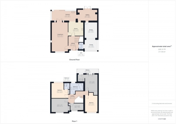 Floor Plan Image for 5 Bedroom Detached House for Sale in The Garth, Newton Aycliffe, North Yorkshire, DL5