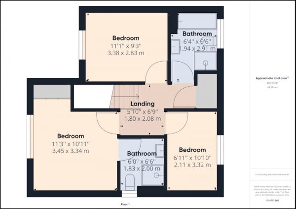 Floor Plan Image for 3 Bedroom Detached House for Sale in Grange Lane, Liverpool, Merseyside, L25