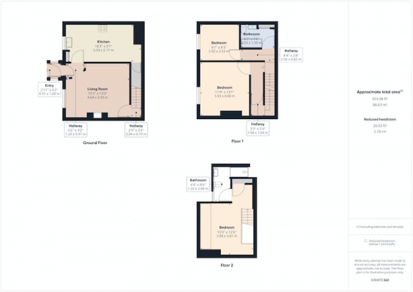 Floor Plan Image for 3 Bedroom Terraced House for Sale in Beaconsfield Road, Bradford, Bradford, BD14