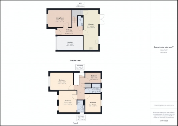 Floor Plan Image for 4 Bedroom Detached House for Sale in Elmore Street, Thurcroft, Rotherham, South Yorkshire, S66