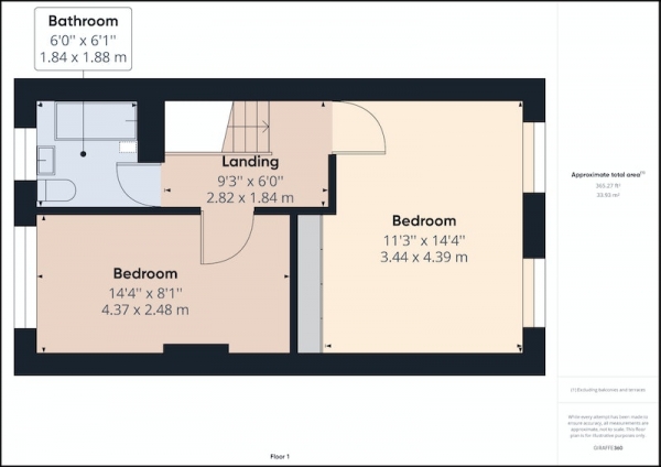 Floor Plan Image for 3 Bedroom Terraced House for Sale in Lower Quarry Road, Huddersfield, West Yorkshire, HD5