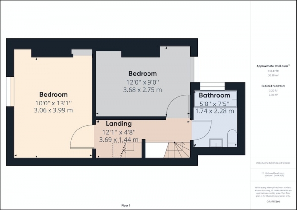 Floor Plan Image for 2 Bedroom Terraced House for Sale in Estcourt Villa, Estcourt Street, Hull, East Yorkshire, HU9