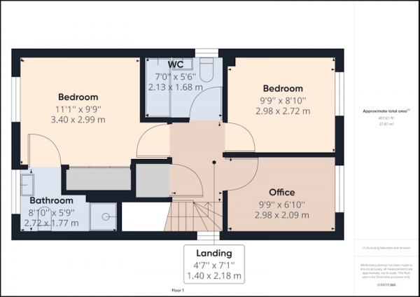 Floor Plan Image for 3 Bedroom Detached House for Sale in Grayling Avenue, Ellesmere Port, Cheshire, CH66