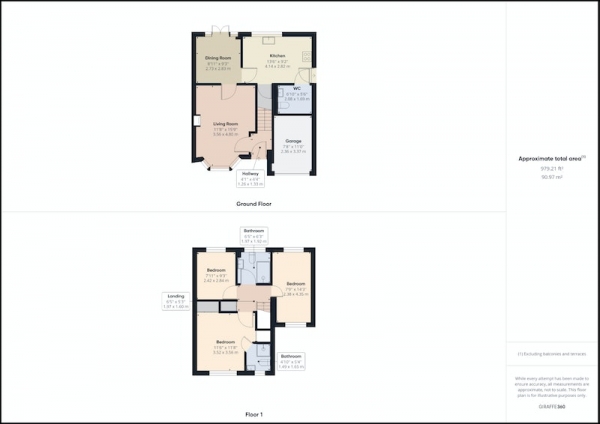 Floor Plan Image for 3 Bedroom Detached House for Sale in Woodpecker Close, Liverpool, Merseyside, L12