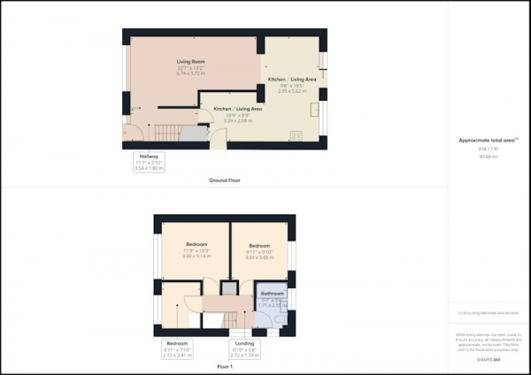 Floor Plan Image for 3 Bedroom Semi-Detached House for Sale in Sherwood Road, Dronfield, Derbyshire, S18