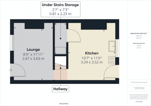 Floor Plan Image for 2 Bedroom Terraced House for Sale in Cannon Street, Castleford, West Yorkshire, WF10