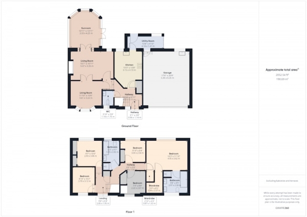 Floor Plan Image for 5 Bedroom Detached House for Sale in Lee Fair Court, Wakefield, West Yorkshire, WF3