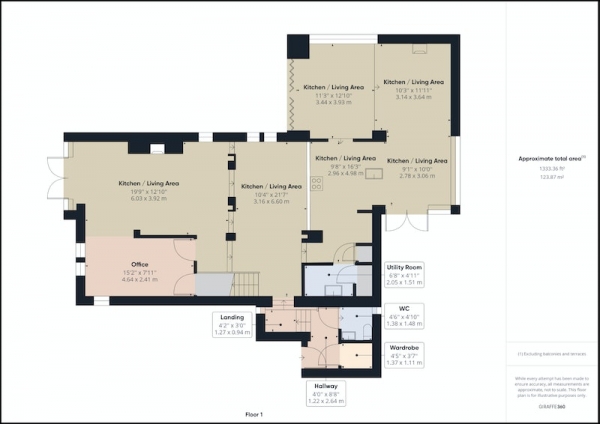 Floor Plan Image for 4 Bedroom Detached House for Sale in Fernhill, Grasscroft, Oldham, Greater Manchester, OL4