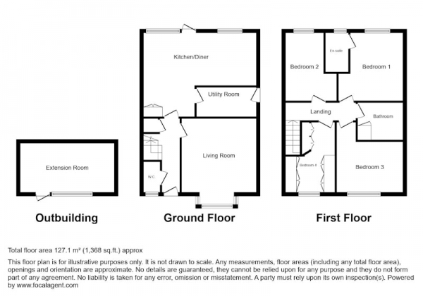 Floor Plan Image for 4 Bedroom Detached House for Sale in Norton Road, Worsley, Manchester, Greater Manchester, M28