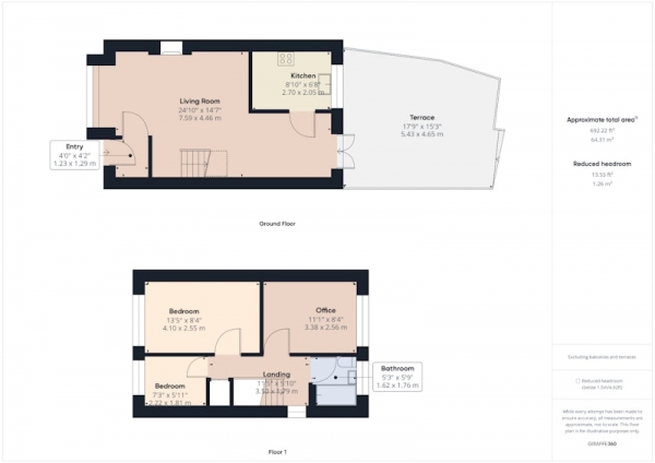 Floor Plan Image for 3 Bedroom Semi-Detached House for Sale in Haven Chase, Leeds, West Yorkshire, LS16