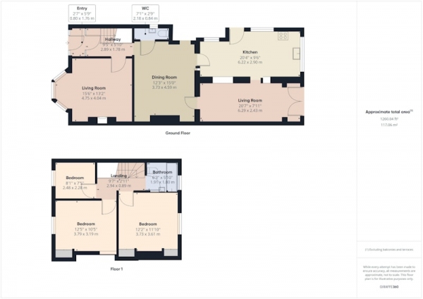 Floor Plan Image for 3 Bedroom Semi-Detached House for Sale in Weardale Place, Stockton-on-Tees, North Yorkshire, TS18