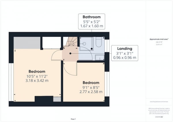 Floor Plan Image for 2 Bedroom End of Terrace House for Sale in Forfar Road, Liverpool, Merseyside, L13