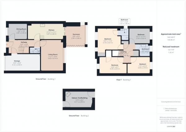 Floor Plan Image for 4 Bedroom Detached House for Sale in Oak Drive, Leeds, West Yorkshire, LS14