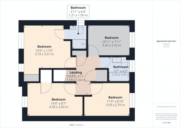 Floor Plan Image for 4 Bedroom Detached House for Sale in Oak Drive, Leeds, West Yorkshire, LS14