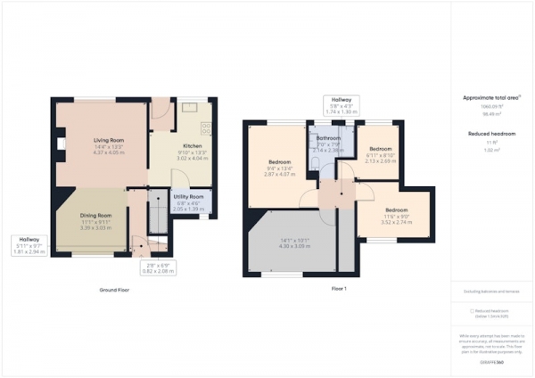 Floor Plan Image for 4 Bedroom Terraced House for Sale in Wentworth Avenue, Salford, Greater Manchester, M6