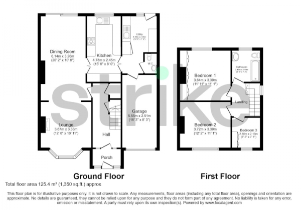 Floor Plan Image for 3 Bedroom Semi-Detached House for Sale in Park Lane, Audley, Stoke-on-Trent, Staffordshire, ST7