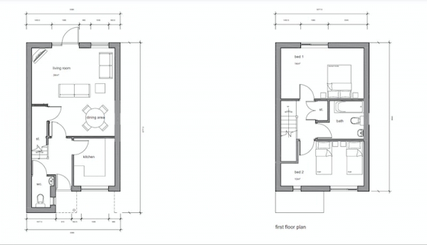 Floor Plan Image for 2 Bedroom End of Terrace House for Sale in Mill Street, Newcastle, Staffordshire, ST5