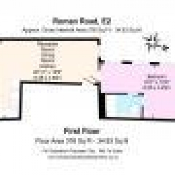 Floor Plan for 1 Bedroom Flat for Sale in Roman Road, London, E2, 0QN -  &pound285,000