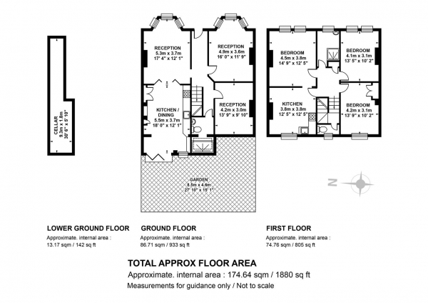 Floor Plan Image for 4 Bedroom Terraced House for Sale in Crofton Road, Camberwell, SE5