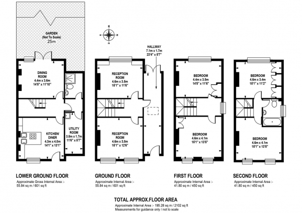 Floor Plan Image for 4 Bedroom Semi-Detached House for Sale in Camberwell Grove, Camberwell, SE5