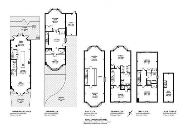 Floor Plan for 5 Bedroom End of Terrace House for Sale in Grove Park, Camberwell, SE5, SE5, 8LH -  &pound3,500,000