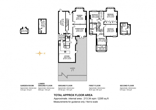 Floor Plan Image for 4 Bedroom Semi-Detached House for Sale in Denman Road, Peckham, SE15