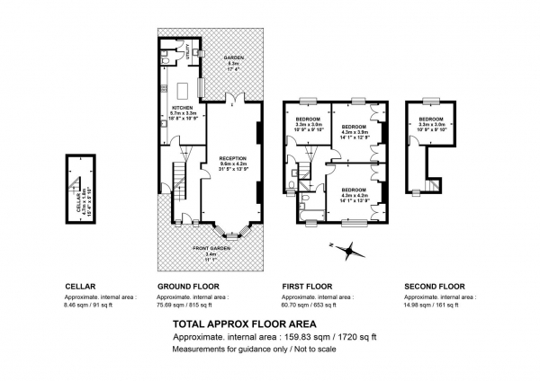 Floor Plan Image for 4 Bedroom Terraced House for Sale in Crofton Road, Camberwell, SE5