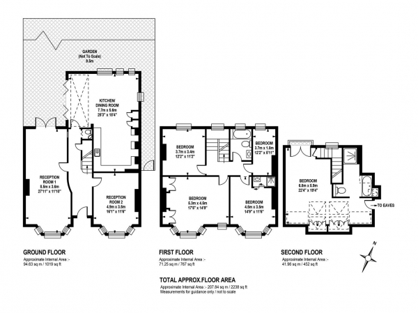 Floor Plan Image for 5 Bedroom Semi-Detached House for Sale in Ewelme Road, Forest Hill, SE23