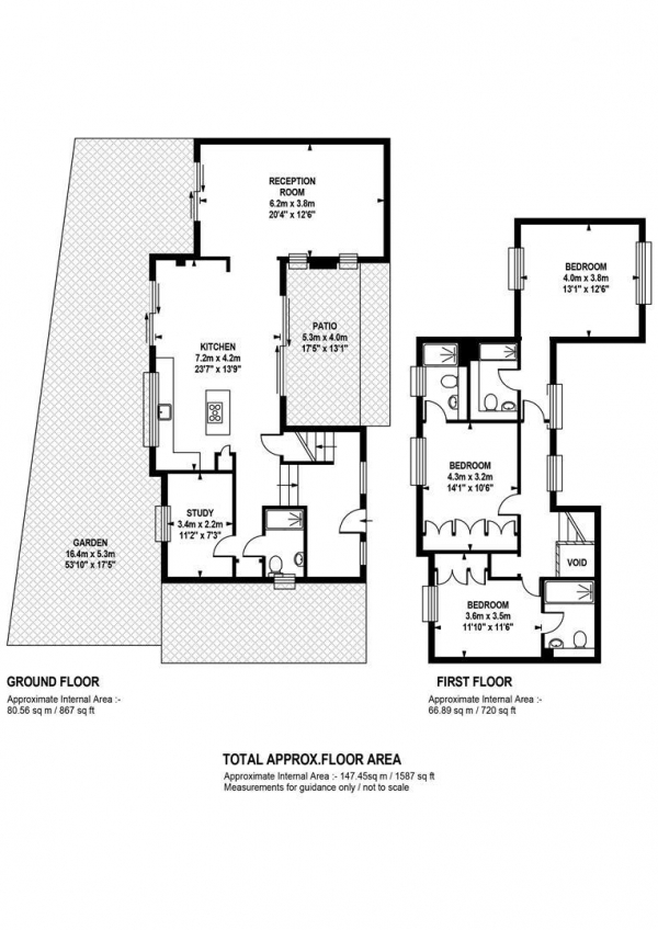 Floor Plan Image for 4 Bedroom Semi-Detached House for Sale in Gellatly Road, New Cross Gate, SE14