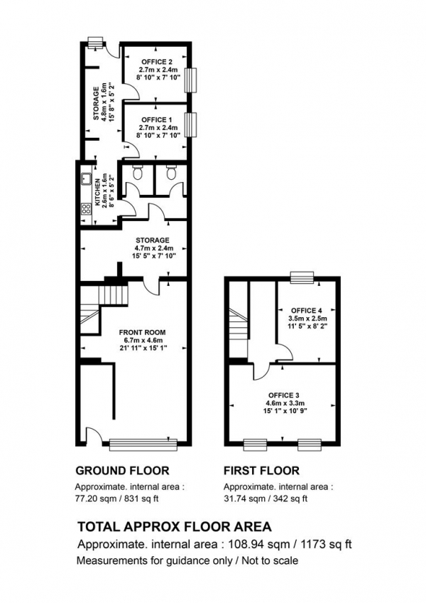 Floor Plan Image for 4 Bedroom End of Terrace House for Sale in Old Kent Road, Peckham, SE15