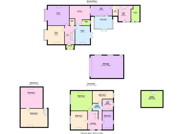 Floor Plan Image for 5 Bedroom Detached House for Sale in Coalway Road, Wolverhampton