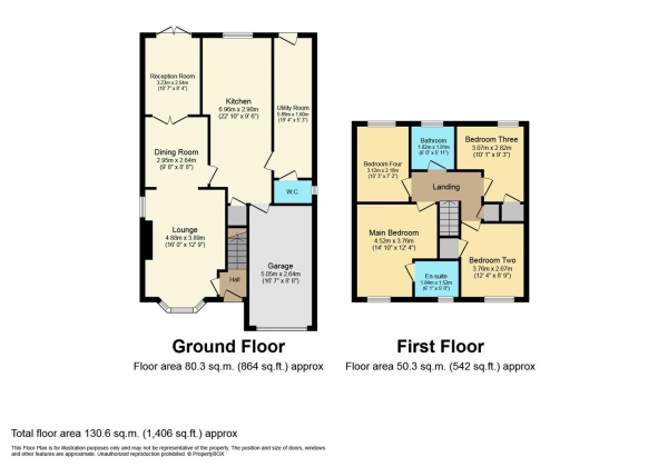 Floor Plan Image for 4 Bedroom Property for Sale in Birchfield Drive, Worksop