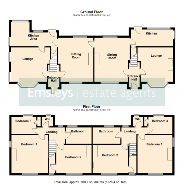 Floor Plan Image for 6 Bedroom Semi-Detached House for Sale in Barleyhill Road, Garforth, Leeds