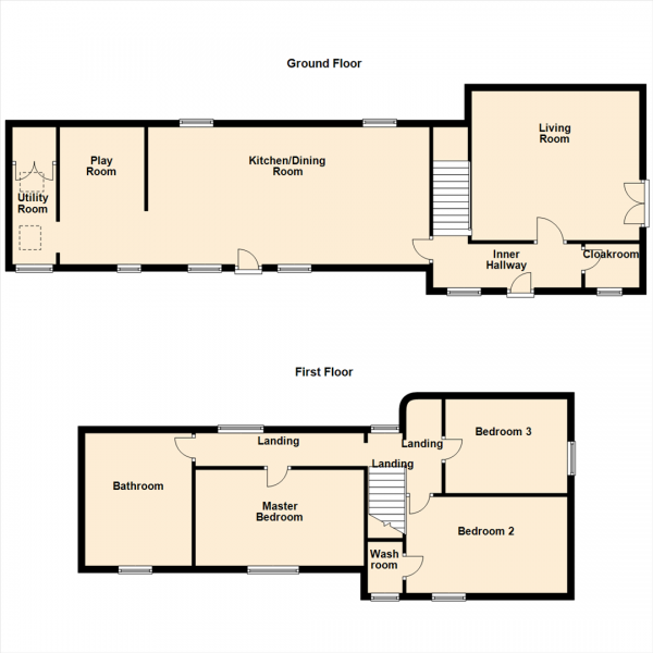 Floor Plan Image for 3 Bedroom Detached House for Sale in Calverley Road, Oulton, Leeds