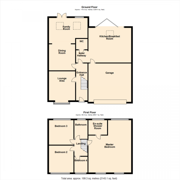 Floor Plan Image for 4 Bedroom Semi-Detached House for Sale in Rooks Nest Road, Wakefield