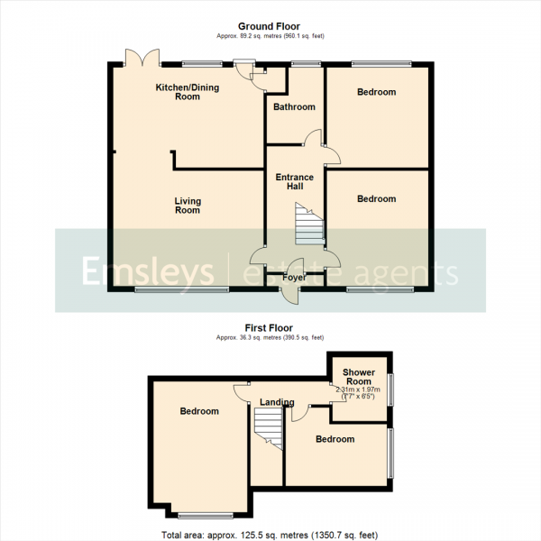 Floor Plan Image for 4 Bedroom Detached Bungalow for Sale in Holmsley Lane, Woodlesford, Leeds